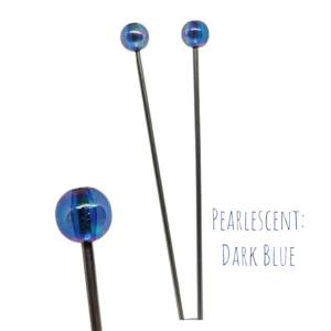 Dark Blue Pearlescent hair stem